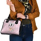 Aussie Nurse RN Pink Cockatoo Shoulder Handbag
