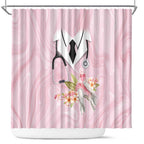 Aussie Nurse RN Pink Cockatoo Shower Curtain