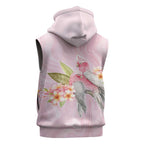 Aussie Nurse RN Pink Cockatoo Sleeveless Hoodie