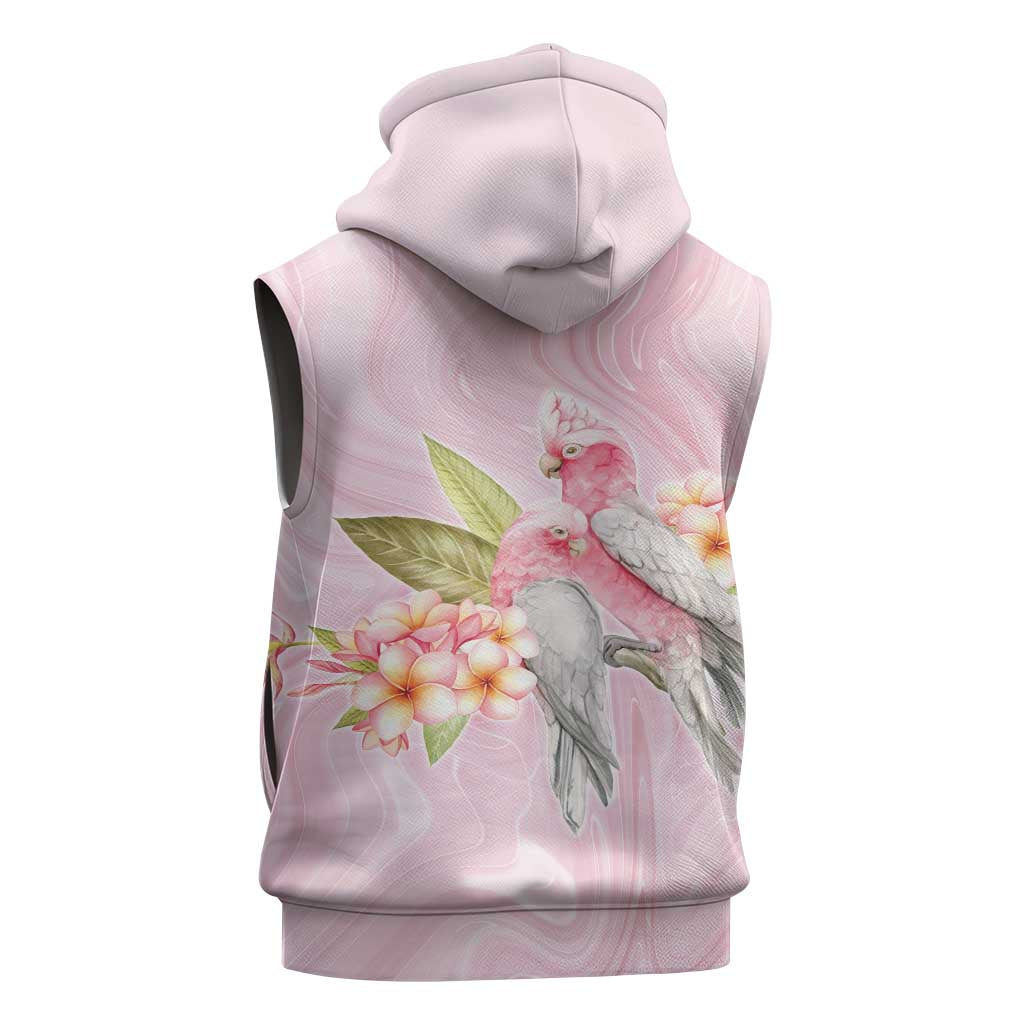 Aussie Nurse RN Pink Cockatoo Sleeveless Hoodie
