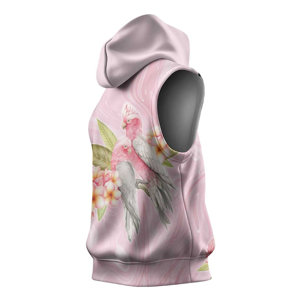 Aussie Nurse RN Pink Cockatoo Sleeveless Hoodie