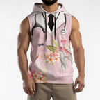 Aussie Nurse RN Pink Cockatoo Sleeveless Hoodie