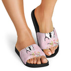 Aussie Nurse RN Pink Cockatoo Slide Sandals