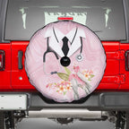 Aussie Nurse RN Pink Cockatoo Spare Tire Cover