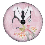 Aussie Nurse RN Pink Cockatoo Spare Tire Cover