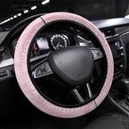 Aussie Nurse RN Pink Cockatoo Steering Wheel Cover