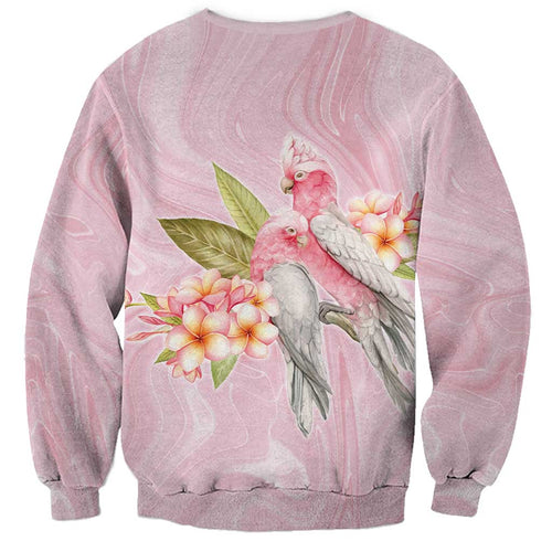 Aussie Nurse RN Pink Cockatoo Sweatshirt