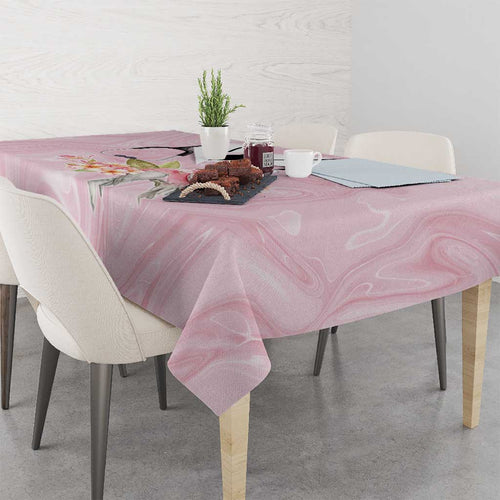Aussie Nurse RN Pink Cockatoo Tablecloth