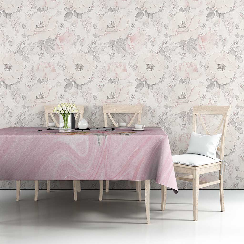 Aussie Nurse RN Pink Cockatoo Tablecloth