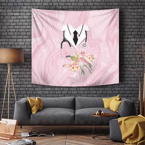 Aussie Nurse RN Pink Cockatoo Tapestry