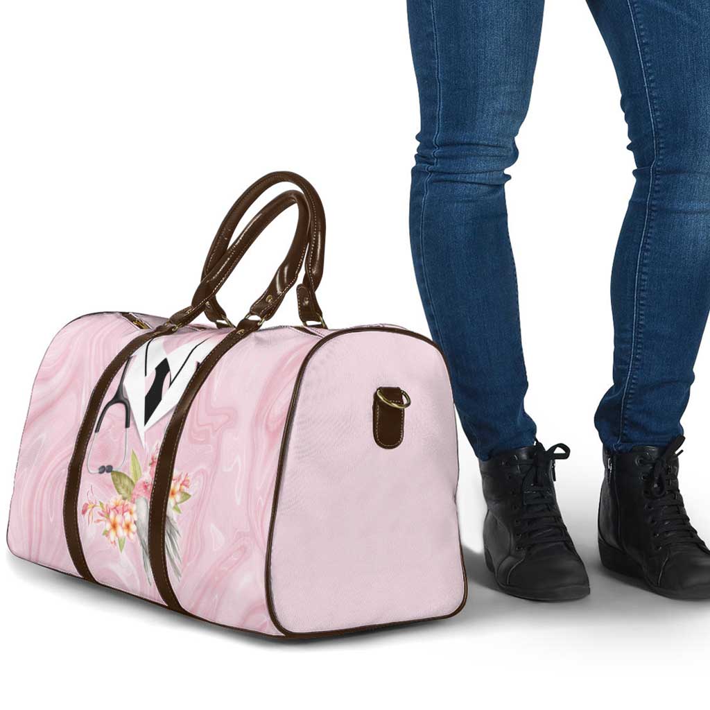 Aussie Nurse RN Pink Cockatoo Travel Bag