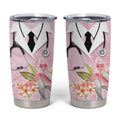 Aussie Nurse RN Pink Cockatoo Tumbler Cup