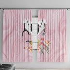 Aussie Nurse RN Pink Cockatoo Window Curtain