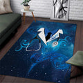 New Zealand Nurses RN Area Rug Galaxy Stethoscope Maori Motif