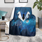 New Zealand Nurses RN Blanket Galaxy Stethoscope Maori Motif