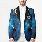 New Zealand Nurses RN Personalised Blazer Galaxy Stethoscope Maori Motif
