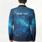 New Zealand Nurses RN Personalised Blazer Galaxy Stethoscope Maori Motif