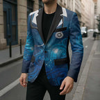 New Zealand Nurses RN Personalised Blazer Galaxy Stethoscope Maori Motif