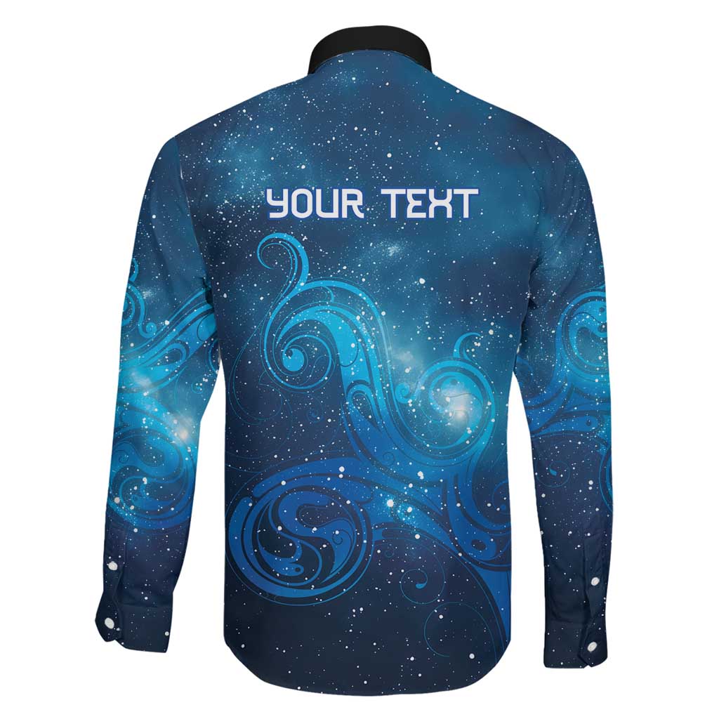 New Zealand Nurses RN Personalised Family Matching Tank Maxi Dress and Hawaiian Shirt Galaxy Stethoscope Maori Motif