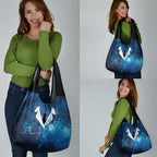 New Zealand Nurses RN Grocery Bag Galaxy Stethoscope Maori Motif