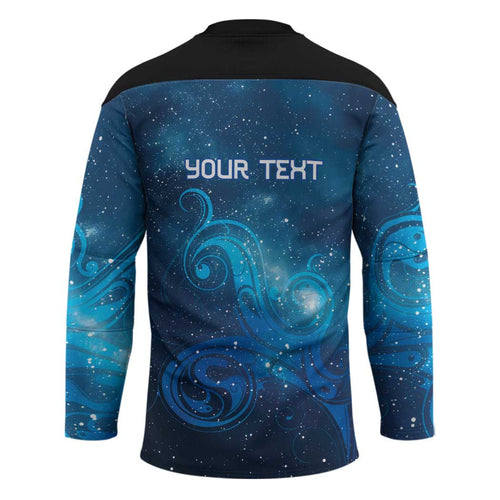 New Zealand Nurses RN Personalised Hockey Jersey Galaxy Stethoscope Maori Motif