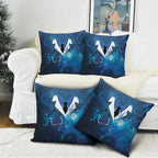 New Zealand Nurses RN Pillow Cover Galaxy Stethoscope Maori Motif