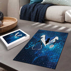 New Zealand Nurses RN Puzzle Galaxy Stethoscope Maori Motif