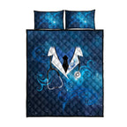 New Zealand Nurses RN Quilt Bed Set Galaxy Stethoscope Maori Motif