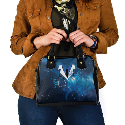 New Zealand Nurses RN Shoulder Handbag Galaxy Stethoscope Maori Motif