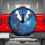 New Zealand Nurses RN Spare Tire Cover Galaxy Stethoscope Maori Motif