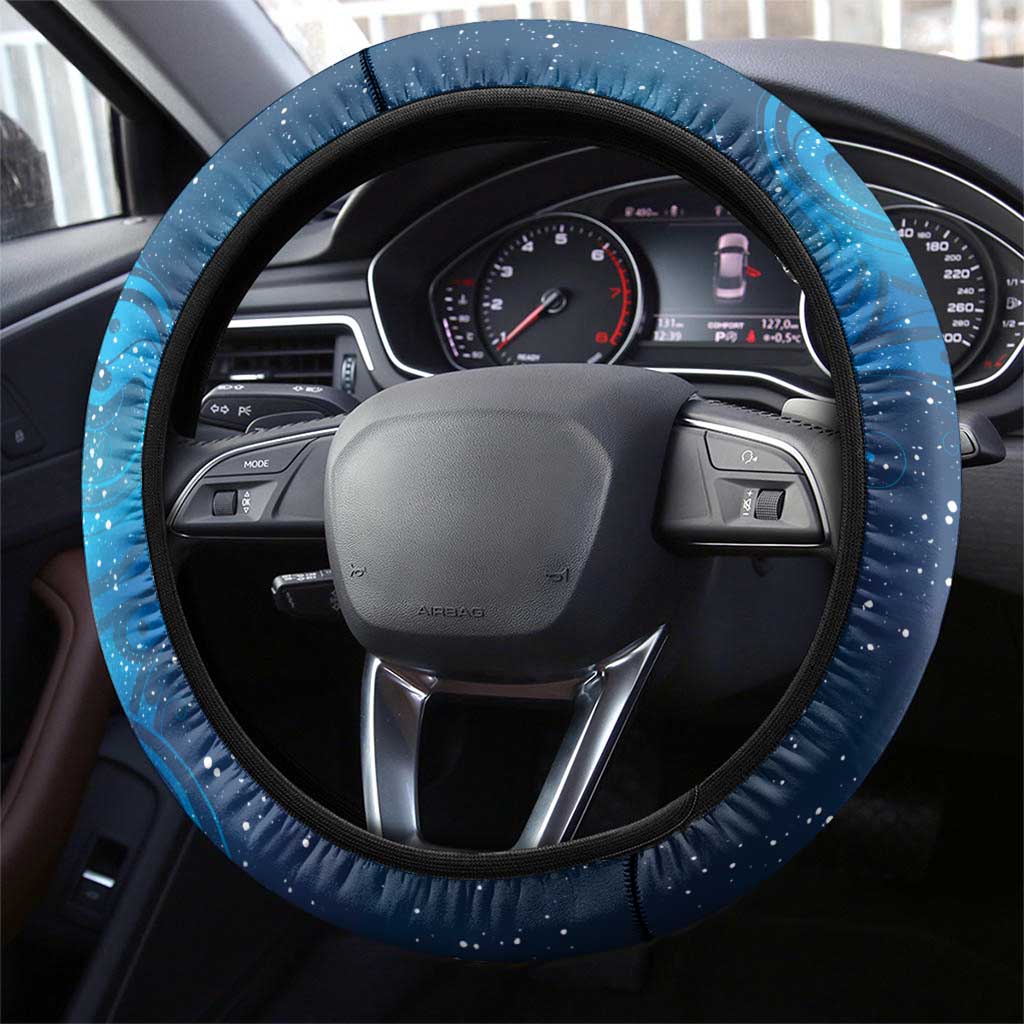 New Zealand Nurses RN Steering Wheel Cover Galaxy Stethoscope Maori Motif