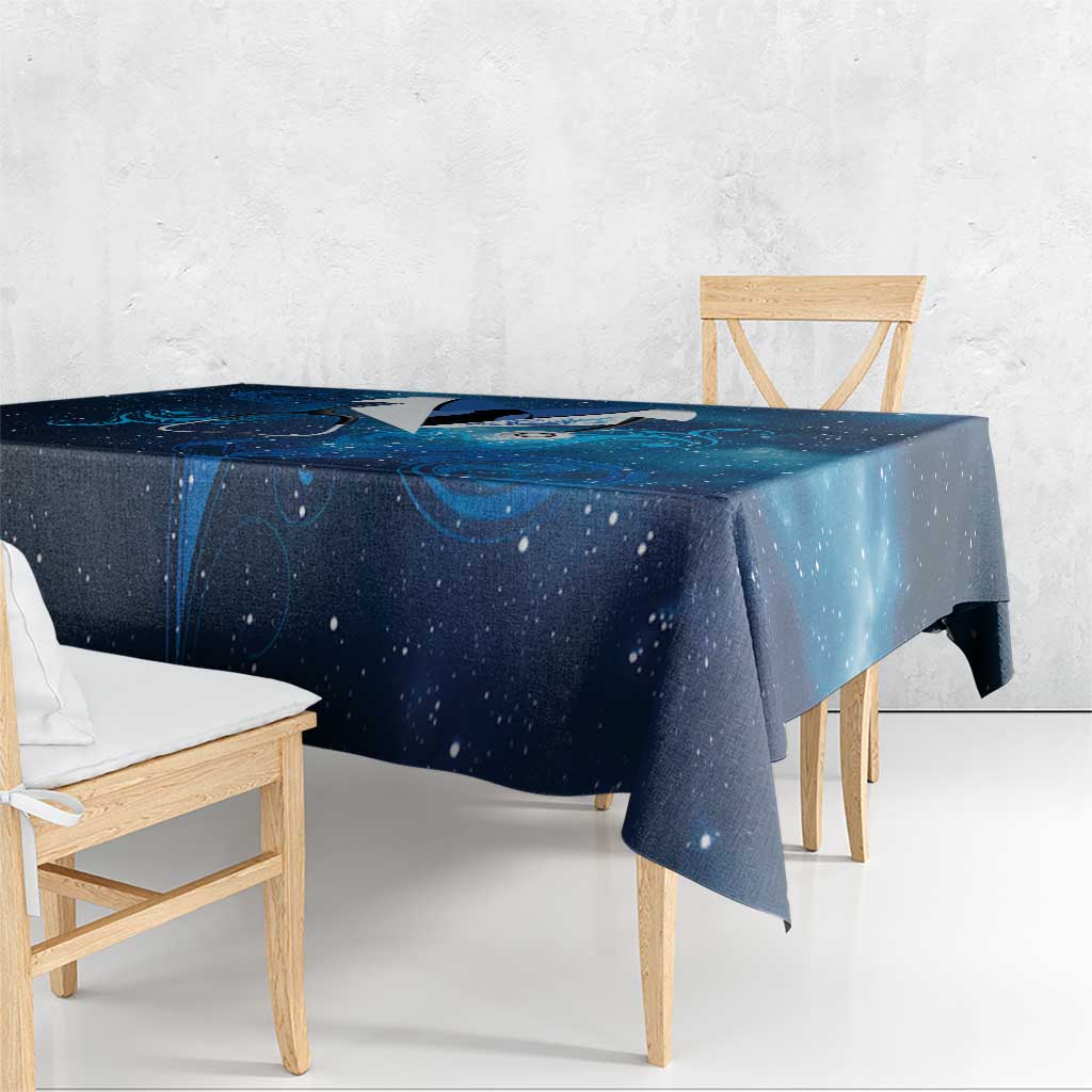 New Zealand Nurses RN Tablecloth Galaxy Stethoscope Maori Motif