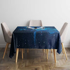 New Zealand Nurses RN Tablecloth Galaxy Stethoscope Maori Motif