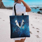 New Zealand Nurses RN Tote Bag Galaxy Stethoscope Maori Motif