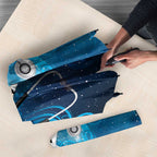 New Zealand Nurses RN Umbrella Galaxy Stethoscope Maori Motif