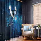 New Zealand Nurses RN Window Curtain Galaxy Stethoscope Maori Motif
