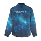 New Zealand Nurses RN Personalised Women Casual Shirt Galaxy Stethoscope Maori Motif