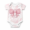 New Zealand Nurses RN Personalised Baby Onesie Pink Stethoscope Coquette Bow Maori Motif