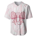 New Zealand Nurses RN Personalised Baseball Jersey Pink Stethoscope Coquette Bow Maori Motif