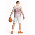 New Zealand Nurses RN Personalised Basketball Jersey Pink Stethoscope Coquette Bow Maori Motif
