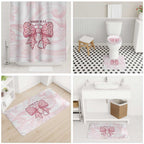 New Zealand Nurses RN Personalised Bathroom Set Pink Stethoscope Coquette Bow Maori Motif