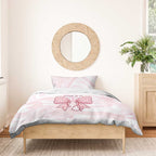 New Zealand Nurses RN Personalised Bedding Set Pink Stethoscope Coquette Bow Maori Motif