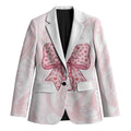 New Zealand Nurses RN Personalised Blazer Pink Stethoscope Coquette Bow Maori Motif