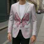 New Zealand Nurses RN Personalised Blazer Pink Stethoscope Coquette Bow Maori Motif