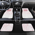 New Zealand Nurses RN Personalised Car Mats Pink Stethoscope Coquette Bow Maori Motif