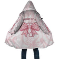 New Zealand Nurses RN Personalised Cloak Pink Stethoscope Coquette Bow Maori Motif