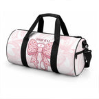 New Zealand Nurses RN Personalised Duffle Bag Pink Stethoscope Coquette Bow Maori Motif
