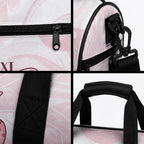 New Zealand Nurses RN Personalised Duffle Bag Pink Stethoscope Coquette Bow Maori Motif
