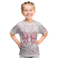 New Zealand Nurses RN Personalised Kid T Shirt Pink Stethoscope Coquette Bow Maori Motif