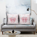 New Zealand Nurses RN Personalised Pillow Cover Pink Stethoscope Coquette Bow Maori Motif